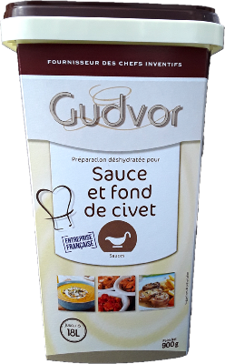 Sauce et fond de civet boite de 900 gr