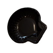 Coquilles plastique GM noir (x100)