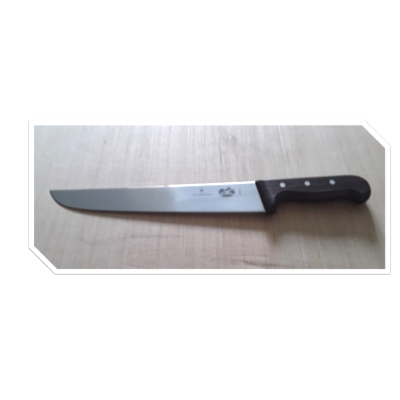 Couteau boucher manche palissandre inox 31 cm