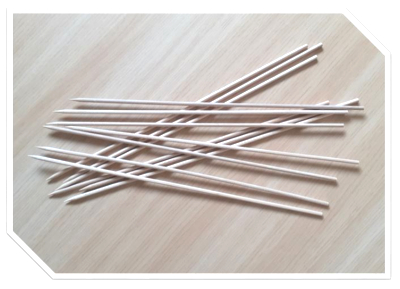 Pique brochette 3.8mm x 300mm 1 pointe bois hêtre (carton de 1000)