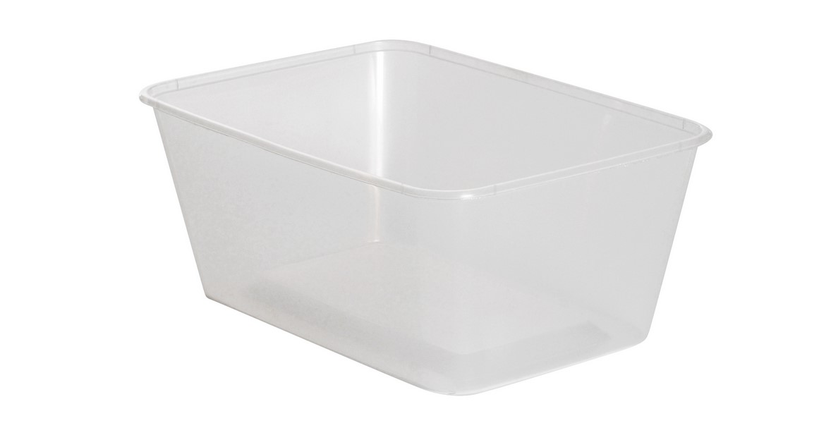 barquette injectee plate 1500+couvercle (carton de 250)