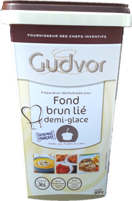 Fond brun lié demi-glace boite de 900 gr