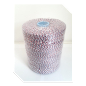 Ficelle polyester bleu, blanc, rouge 4 fils rolls de 1Kg (2600M)