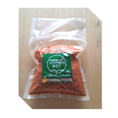 Piment d'espelette moulu sachet de 0.250Kg